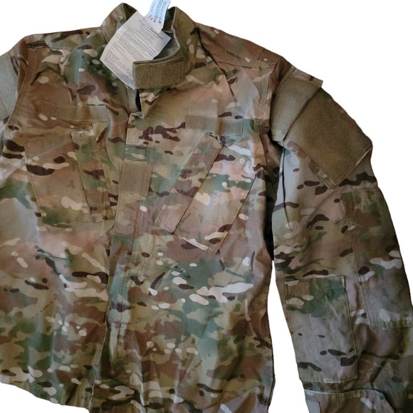 US Army Unisex Multicolor Long‎ Sleeve camouflage Military Jacket Size Small - Picture 4 of 7